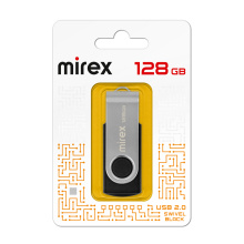 Флэш-диск Mirex_128GB Swivel чёрный