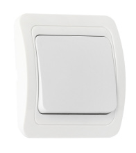 Выкл Smartbuy Марс белый 1кл (10/200)