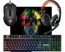 Набор Defender  игровой Singularity MKP-118 мышь+клавиатура+гарнитура+коврик (10)
