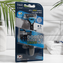 Станок Dorco Pace Cross3 3лезвия 1шт+5сменных кассет  (6/36)