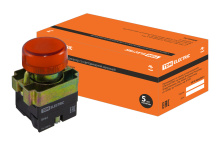 Лампа инд TDM BV65 (LED) красный (10)
