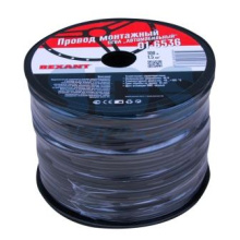 Провод ПГВА 1х1.5 черный Rexant (100/600)