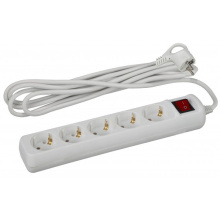 Удл 5гн  5м с/з выкл ПВС 2200Вт 3x0.75мм² Эра (12)