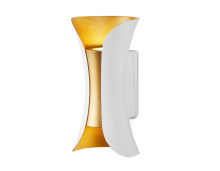 Бра диод Ambrella FW194 WH/GD/S белый/золото/песок  LED 4200K 10W 100*200*85
