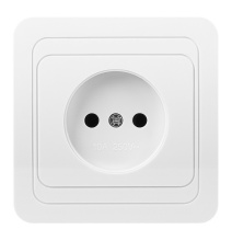 Розетка Smartbuy Марс белый 1-ая б/з керамика (10/200)