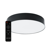 .Luminarte  80Вт MACARON 3000-6500К 1000-5040Лм черный мат пульт