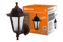 Св-к уличный настен Е27 TDM НБУ06-60-001 60Вт IP44 пластик медь (8)