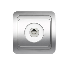 Розетка Smartbuy Марс серебро RJ45 1-ая (10)