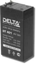 акк. Delta DT 401 4- 1.0 4В 1.0А*ч (10)