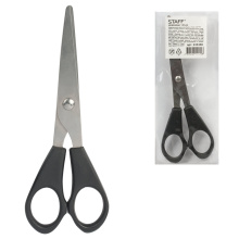 Ножницы 14см Staff черные (12/600)
