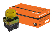 Лампа инд TDM BV65 (LED) желтый (10)