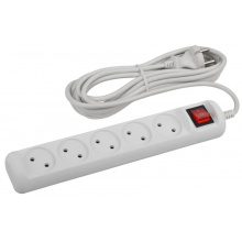 Удл 5гн  3м б/з выкл ПВС 2200Вт 2x1мм² Эра (20)