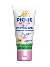 Крем от комаров 40мл Picnic Baby защита д/детей (12)