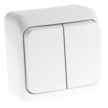 Выкл Этюд 2-ОП белый (25/200)