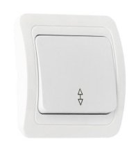 Выкл Smartbuy Марс белый 1кл проход (10/200)