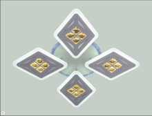 ЭкономСвет 80Вт 50548/4WT RGB 3000-6000К 10080Лм пульт