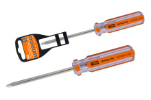 Отвертка крестовая PH2x150мм прозрачная рукоятка TDM (12/240)