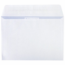 Конверт С6 114х162мм белый отрывная полоса Курт 50шт внутр запечатка (10/20)