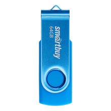 Флэш-диск SmartBuy 64GB Twist голубой