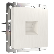 Розетка Werkel RJ11 механизм перламутр рифл (10)