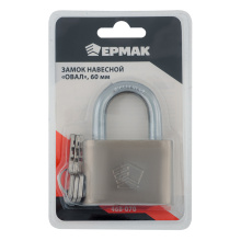 Замок навесной 60мм Ермак овал (60)