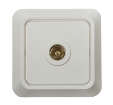 Розетка BOLLETO TV 7027 белый накл (10)