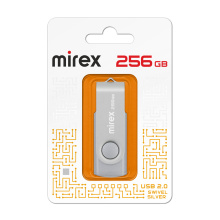 Флэш-диск Mirex_256GB Swivel серебристый