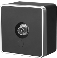 Розетка Werkel Gallant TV черный/хром (10)