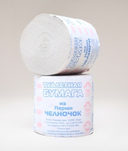 Бумага туалетная Челночок 1сл б/втулки 42-50м (48)
