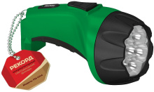 Фон ручной aкк Рекорд РM-0107 7LED зелёный (6/36/216)