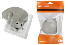 СУ Розетка Вуокса 1-ая с/з IP54 TDM (10)