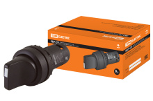 Перекл TDM SB7-CD33 I-O-II 1з+1р короткая ручка черный (10)