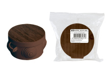 Коробка TDM ø65х40мм бук IP54 4ввода штрихкод (60)