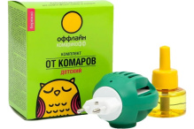 Комплект от комаров Комарикофф Бережно 45ночей 30мл Детский без запаха (16) акция