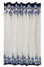 Штора д/ванной 180x180см ПЭ крючки Узоры SC-02 (12)