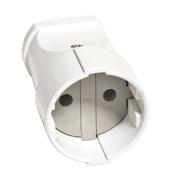 Штеп гнездо Универсал 10А б/з белый (20/200)**