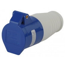 Розетка 213 2Р+РЕ 16А 220В IP44 Эра (10)