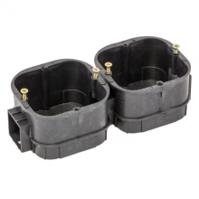 Подрозетник УП d60/43.2.1 приборный усиленный со стыковочными узлами и винтами (200)