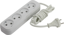 Удл 4гн  2м б/з ПВС 2200Вт 2x1мм² Smartbuy (50)
