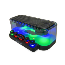 Колонка порт Bt B52 Click 10Вт акк 1800 мАч FM/MP3(USB/MicroSD)/LED-подсветка/TWS черный (30)
