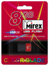 Флэш-диск Mirex  8GB Arton красный