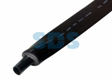 Трубка термоусадочная ТУТнг 25/12.5 черный 1м Rexant (10)