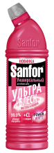 Ср-во д/уборки Sanfor 750г универсал Ультра Блеск с хлором (15) акция