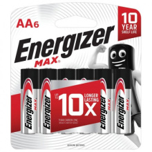 LR 6 Energizer Max  6xBL (E91) (72)*