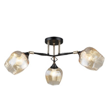 Люстра эконом ЭкономСвет 12216/3BK+FGD BR