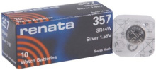 Бат час 357 SR44W (G13) Renata 1xBL (10)
