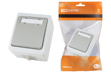 Кнопка Вуокса 1кл. (поле надписи) IP54 TDM (10)