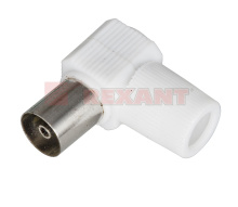 Штекер TV Rexant угловой (100)