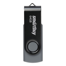 Флэш-диск SmartBuy 64GB Twist черный