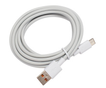 Каб USB-TypeC 1.8м Cablexpert 6A 66Вт QC3.0 медь белый пакет (1/200)